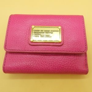 Marc Jacobs Pink Leather Wallet
